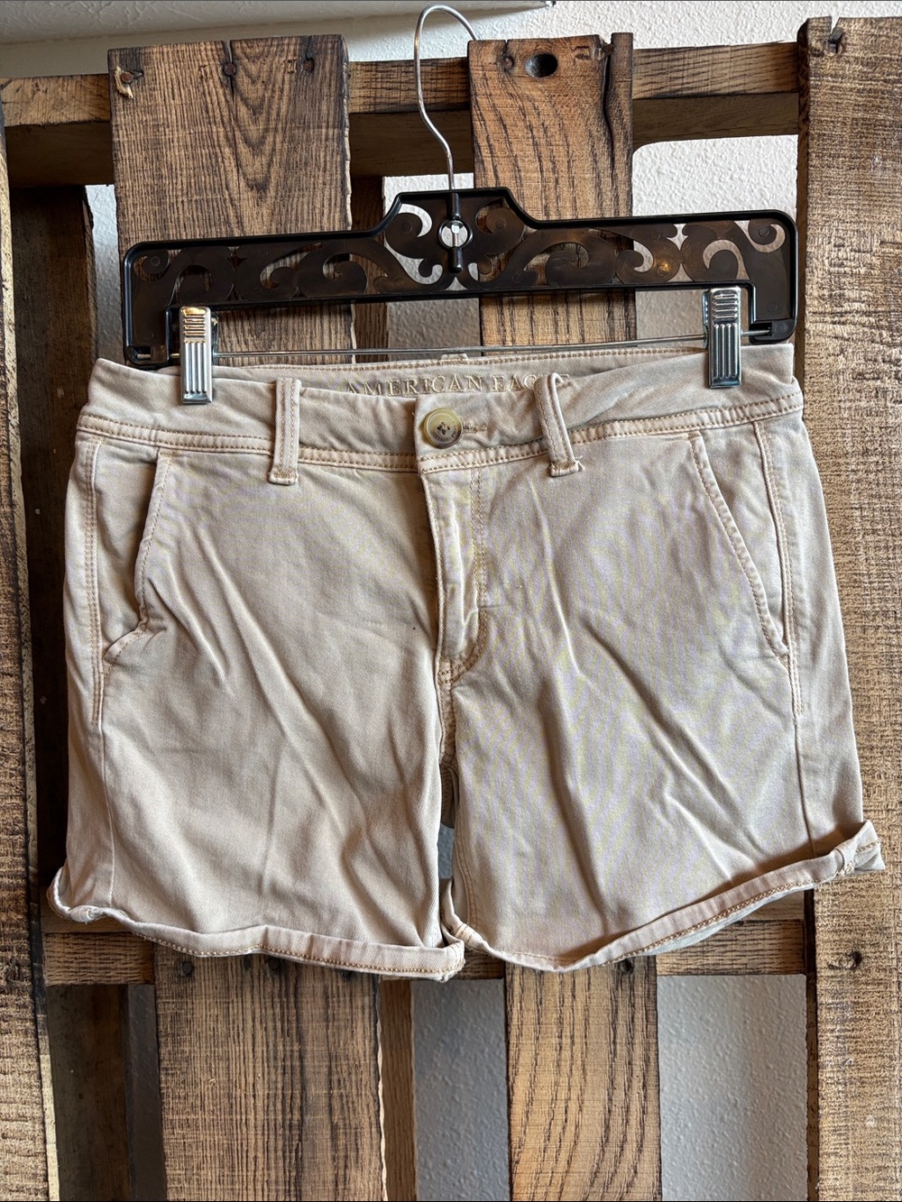 American Eagle Outfitters Beige Tan Women’s Jean Shorts